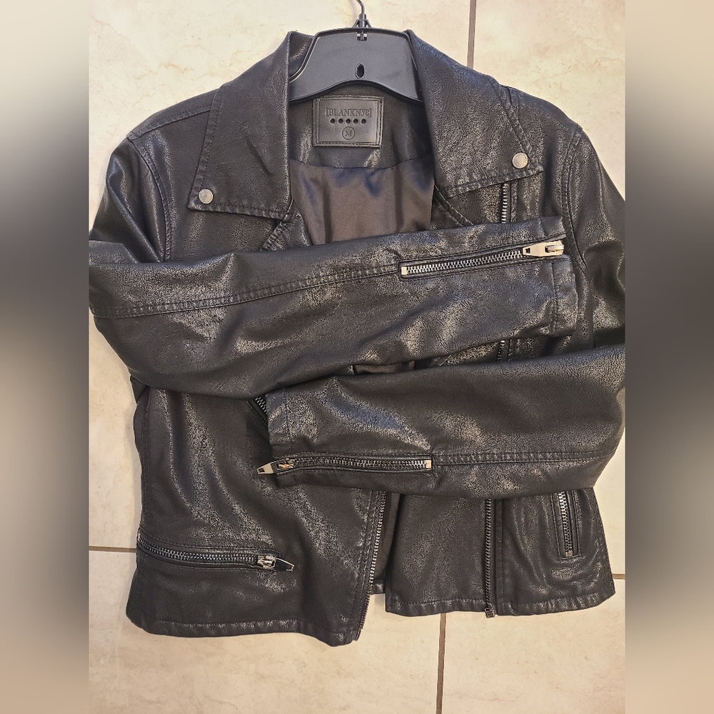 Black Leather Jacket - Picture 3 of 3